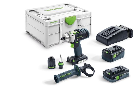  Perceuse-visseuse à percussion sans fil | QUADRIVE PDC 18/4 5,2/4,0 I-Plus  - FESTOOL