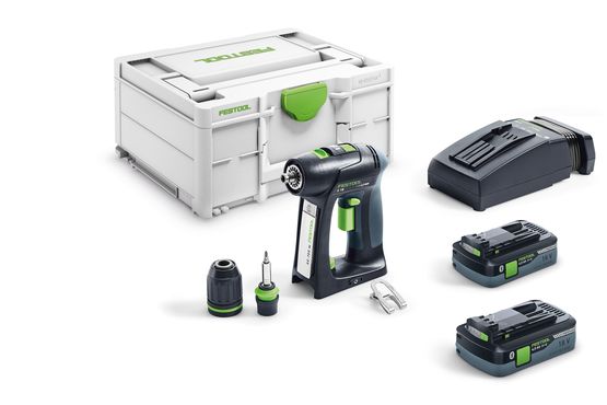  Perceuse-visseuse sans fil multifonction | C 18 HPC 4,0 I-Plus - FESTOOL