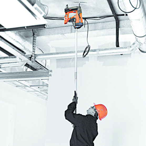 Perche pour clouage en plafond sur béton et acier | Pulsa 800 E-Lift