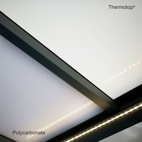  Pergola à toit rétractable polycarbonate | Allure  - ALSOL.FR