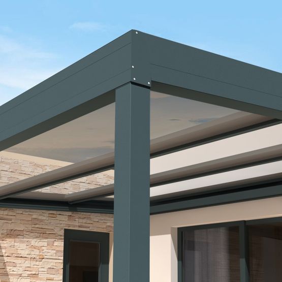  Pergola à toit rétractable polycarbonate | Allure  - Pergolas