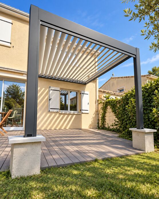 Pergola bioclimatique | THALIA en aluminium à lames orientables