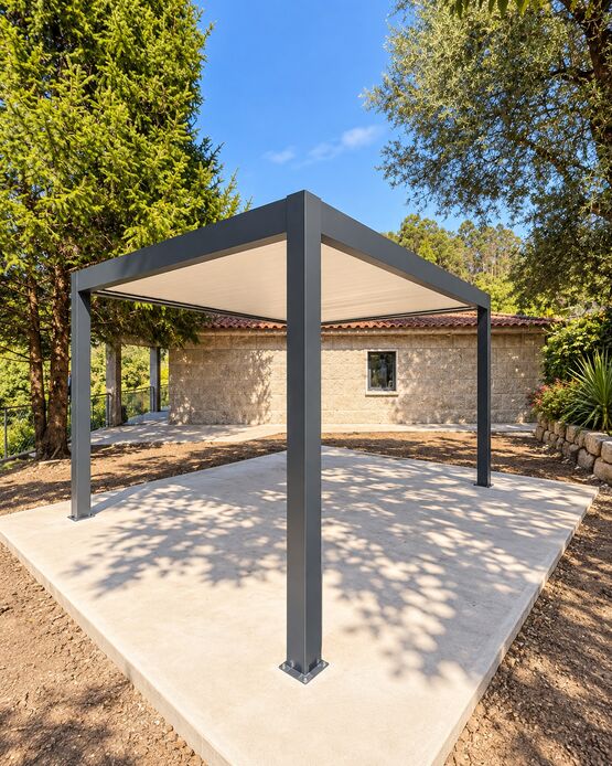  Pergola bioclimatique | THALIA en aluminium à lames orientables - MGK MENUISERIE