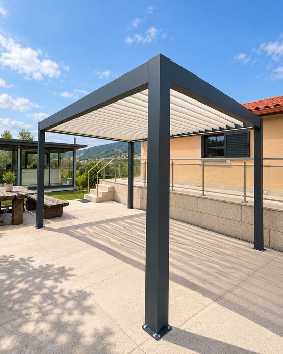  Pergola bioclimatique | THALIA en aluminium à lames orientables - Pergolas