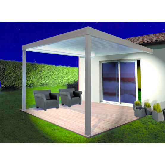 Pergola Mitjavila avec toiture à lames orientables en aluminium | Pergola Horizon