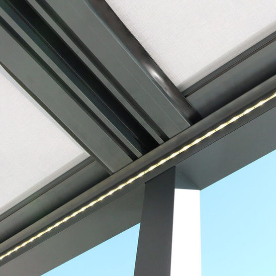  Pergola toile coulissante rétractable | Ambiance - Pergolas