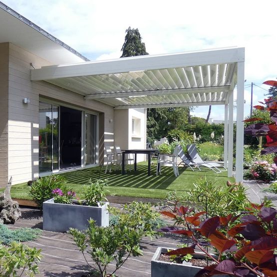  Pergolas bioclimatique adossée | Architect - Pergolas
