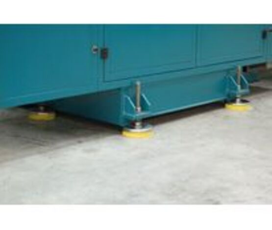  PIED INOX SUROSOL D100 T.F. L.70mm M16 | WATTELEZ  - Matériaux pour désolidarisation antivibratoire