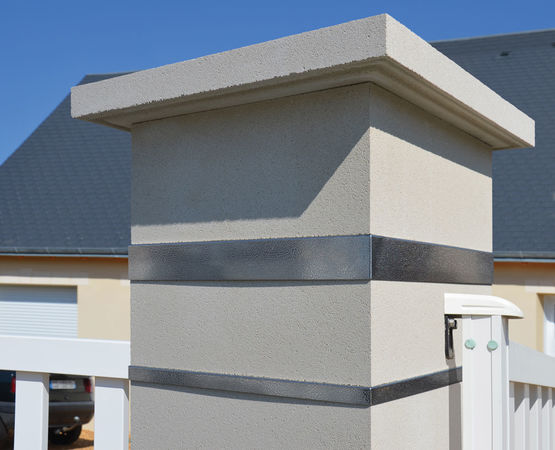 Pilier de portail | Steel&#039;In - produit présenté par WESER