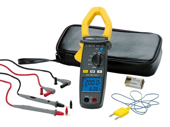  Pince multimètre TRMS AC bi-afficheur | MX670 - CHAUVIN ARNOUX 