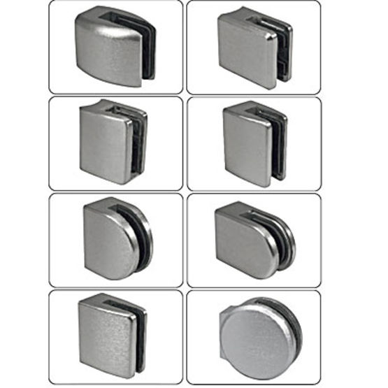  Pinces de fixation en acier inoxydable ou zamac | Pinces à garde-corps - Autres accessoires de quincaillerie