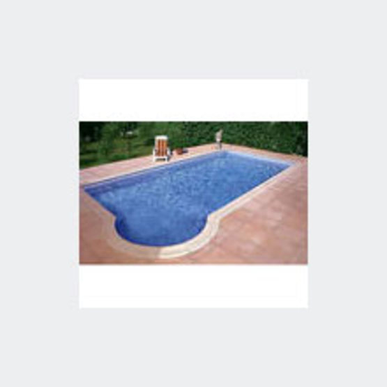 Piscine rectangulaire avec escalier en demi-cercle | Cosi