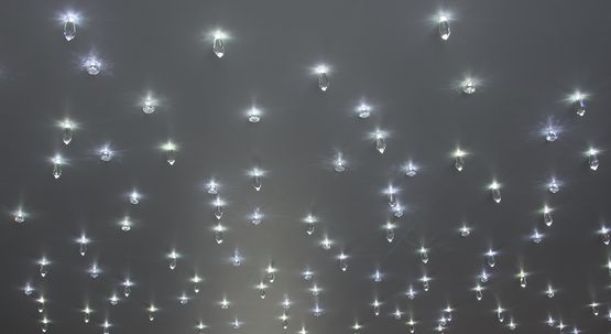 Plafond Cristal et LEDs