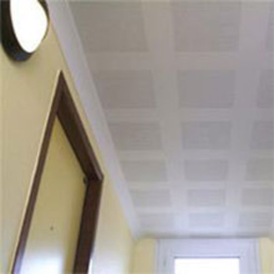 Plafond suspendu sur ossature en plaques de plâtre perforées | Knauf Delta / Knauf Delta 4