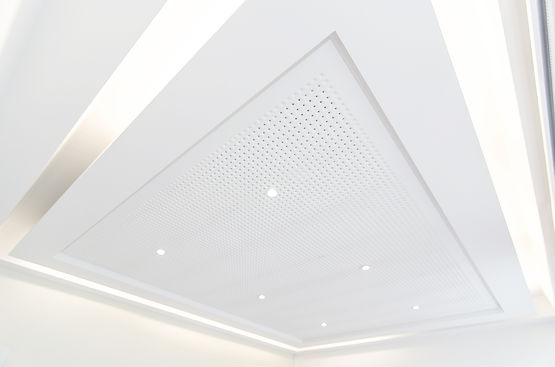 Dalle de plafond Hygiène Protect Air A pour plafond acoustique, salles  blanches, zone de surpression/dépression - 60x60 cm