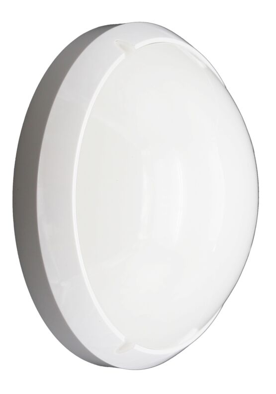 Plafonnier LED Ø 300x90 E27 60W max blanc | Luna 168992