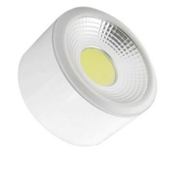 Plafonnier LED rond Style COB 12W White | Réf.1738-0000