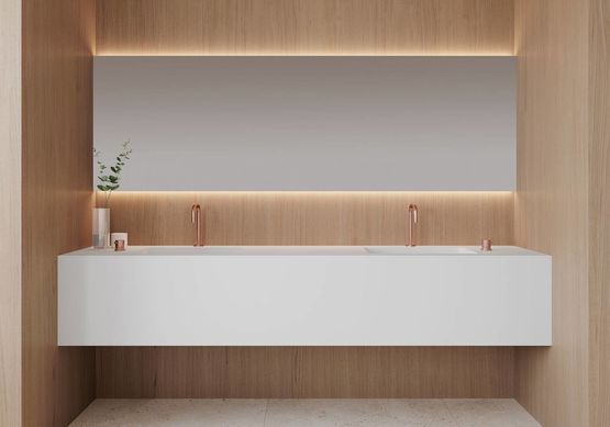  Plan de toilette autoportant avec vasque en scene solid surface | PROGRAM  - ABSARA INDUSTRIAL SL