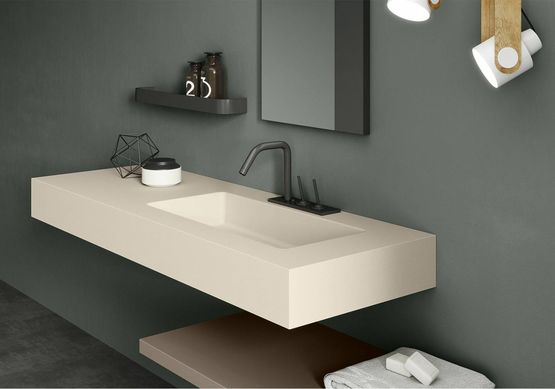 Plan de toilette autoportant avec vasque | PROGRAM COLOUR - produit présenté par ABSARA INDUSTRIAL SL