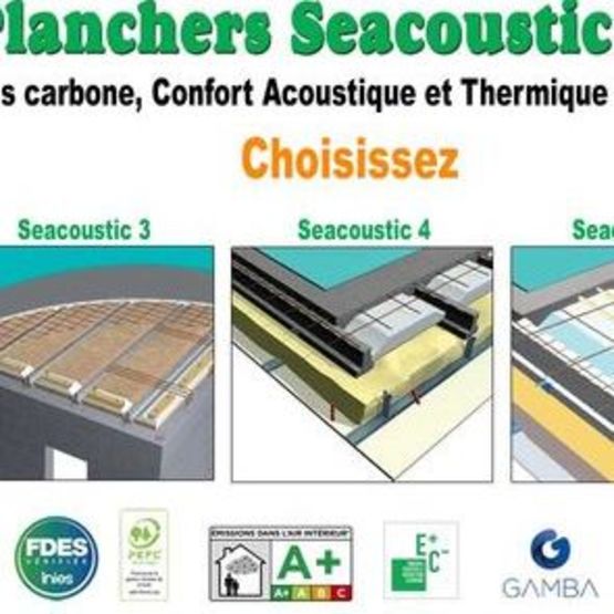 Planchers acoustiques et thermiques | Seacoustic 3,4,5
