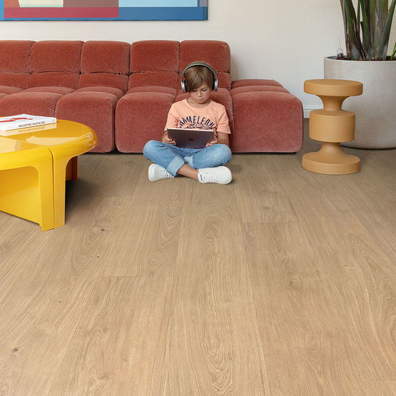 Planches en vinyle à structure bois brossée de format XL | Île de ré F096 