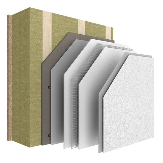 Plaque à revêtir ultra légère issue du recyclage pour bardage ventilé  - produit présenté par STO