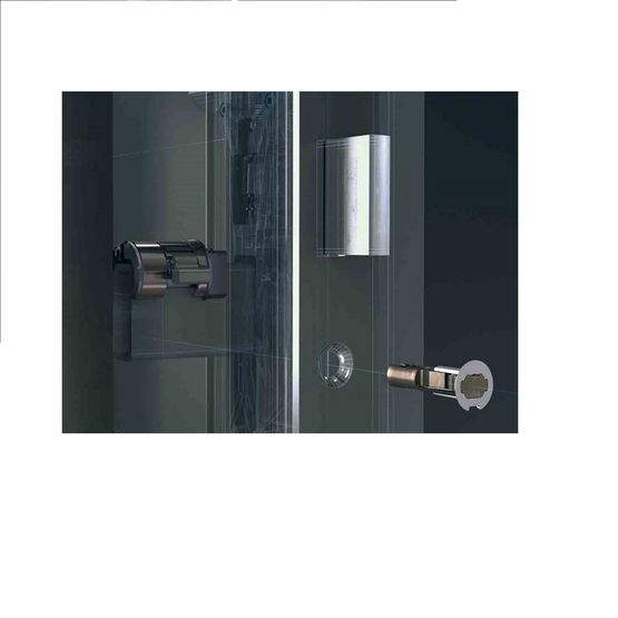 Plaque-béquille électronique SmartHandle 3062 | DOORMONITORING sans câblage