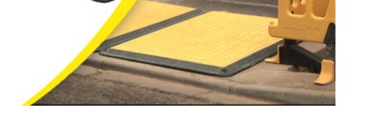  Plaque de franchissement de tranchées | WATTELEZ - Équipements de sécurité et de signalisation