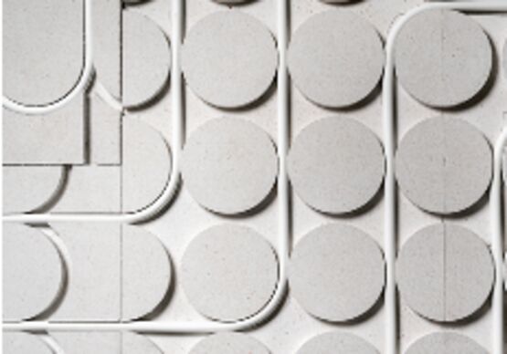  Plaque de plancher en fibres-gypse pour chauffage au sol | fermacell Therm25  - Planchers et murs chauffants