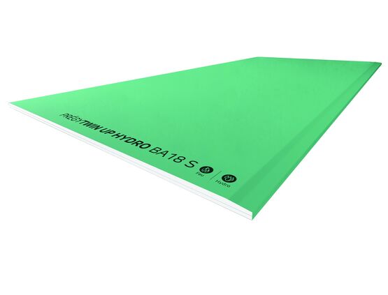 Plaque de plâtre allégée en 18 mm d&#039;épaisseur à haute performance acoustique | Pregytwin Up BA18 S - produit présenté par SINIAT