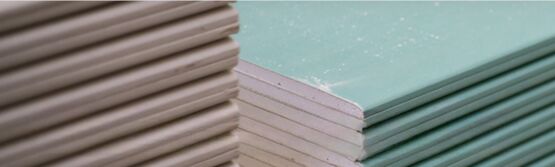 Plaque de plâtre hydrofuge pour plafonds suspendus, murs rideaux, cloisons avec humidité | 2LI SERVICE  - produit présenté par 2LI SERVICE