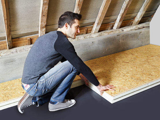  Plaque isolante PIR pour sols de grenier | Utherm Attic L OSB - UNILIN INSULATION 