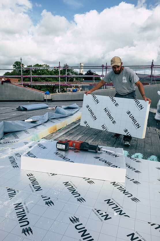  Plaque isolante PIR pour toitures terrasses | Utherm Roof L - Panneaux isolants en polyuréthane