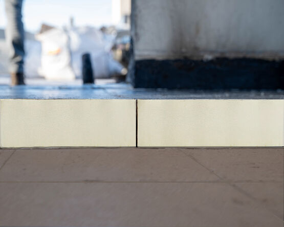  Plaque isolante PIR pour toitures terrasses | Utherm Roof Tapered - Panneaux isolants en polyuréthane