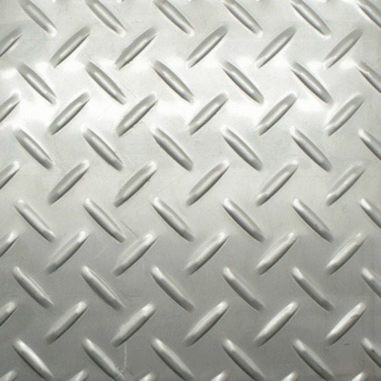  Plaque podotactile en aluminium ou acier inox brossé | DALLE PODOTACTILE MÉTAL SUR MESURE - Dalles podotactiles et autres accessoires PMR