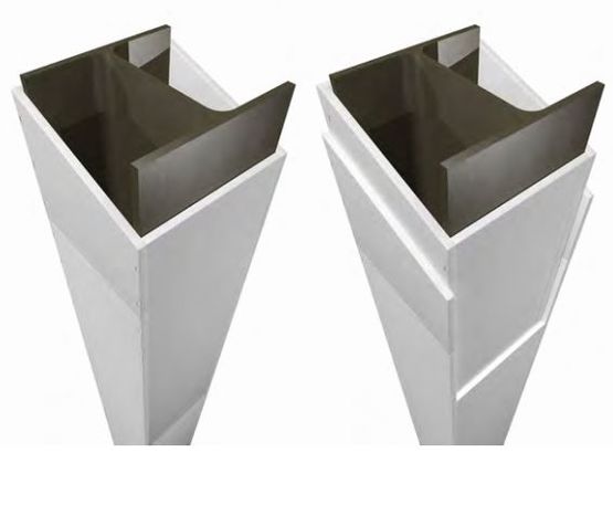  Plaque pour la protection au feu des structures métalliques verticale | PROMATECT XS - Cloisons et planchers vitrés pare-flamme ou coupe-feu