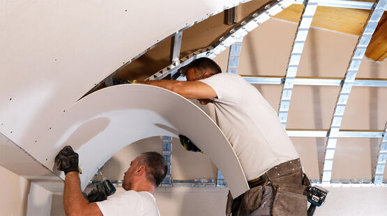  Plaques flexibles concaves et convexes pour le placoplâtre | CobraFlex - I PROFILI SRL