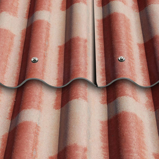 Coloronde bardage plaques ondulées en fibresciment