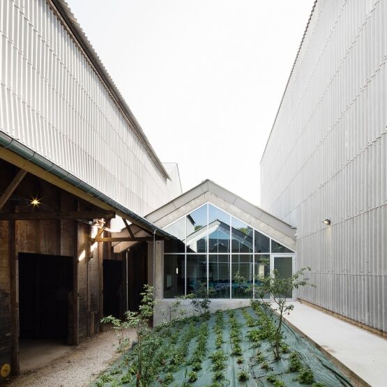  Plaques ondulées en fibres-ciment pour façade | PO5 &amp; PO6 Teinte Naturelle - Bardage en ciment, fibre-ciment ou CCV