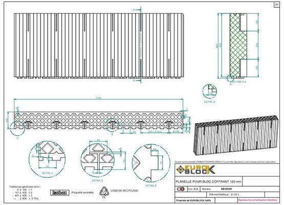  Plaques polystyrène graphité pour construction et  ITE - EUROBLOCK SARL