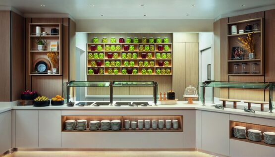  Plaques Solid Surface pour aménagement d’aéroports et zones à fort trafic | HIMACS  - Panneau composite