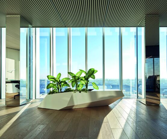 Plaques Solid Surface pour aménagement d’espaces professionnels | HIMACS