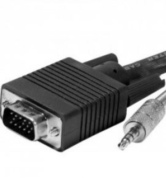  Plastron Adaptat VGA + jack 3,5 - 10 m | Réf. 102480 - EXERTIS CONNECT