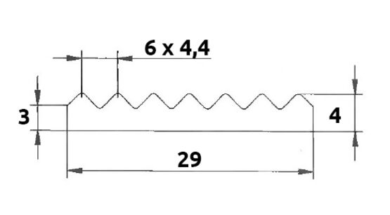  Plat de marche INOX GRAND TRAFIC à encastrer  - ADESOL - TECNO-K