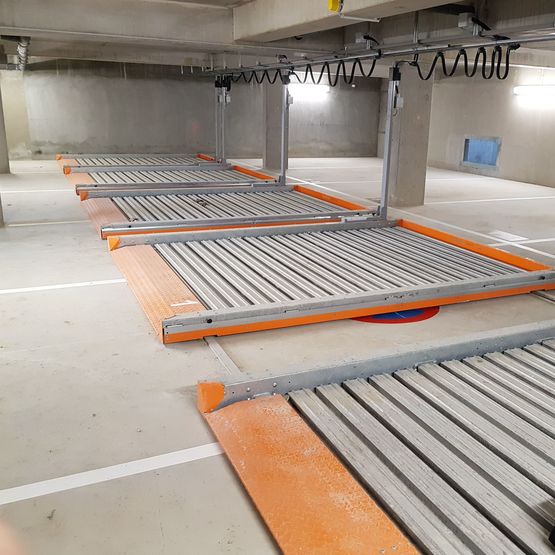  Plate-forme à déplacement latéral pour parquage de voitures | Parksystem PQ latérale - SDEI / KLAUS MULTIPARKING FRANCE