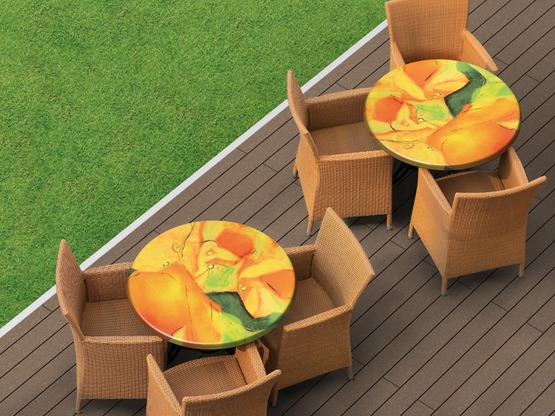  Plateaux de table en stratifié moulé WERZALIT | Plateau de Table Scena - WERZALIT