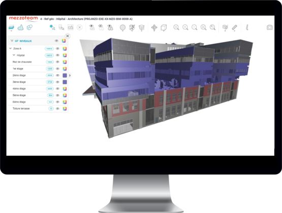  Plateforme collaborative pour visualisation des projets BIM | Mezzoteam - Logiciel BIM