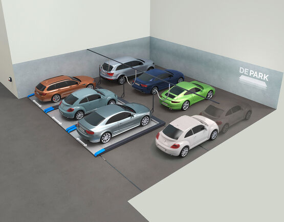 Plateforme de stationnement à déplacement latéral | DE-10