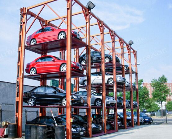  Plateforme de stationnement à quatre colonnes et quatre niveaux | Hydro-Park 3230 - CARPARK SYSTEM