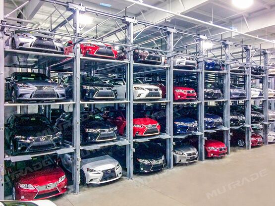 Plateforme de stationnement à trois niveaux et à quatre colonnes | Hydro-Park 3130 - produit présenté par CARPARK SYSTEM